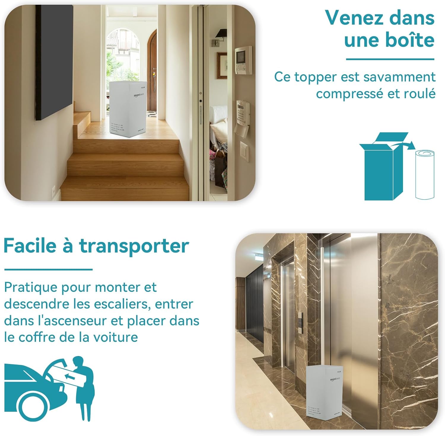 Amazon Basics zones texturées